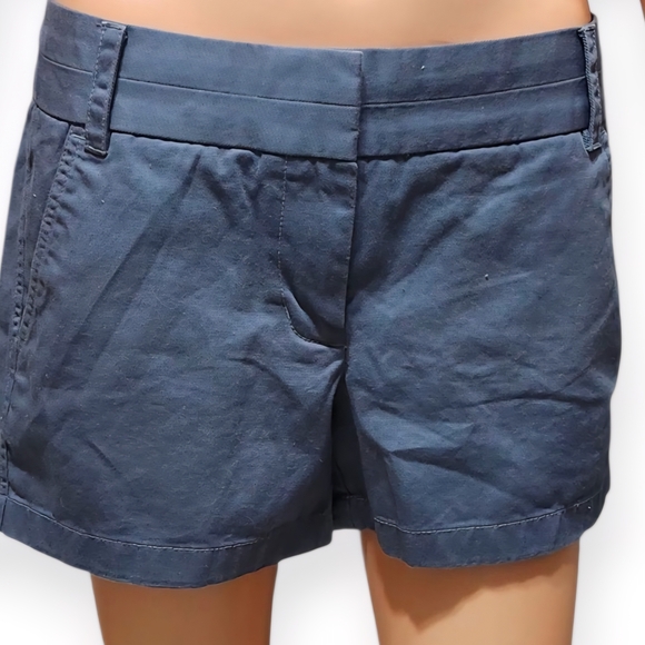 J. Crew High Waist Navy Shorts - Picture 1 of 5